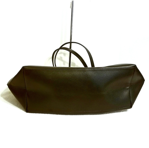 Victoria's Secret Black Faux Leather Tote in GUC - Picture 5 of 5